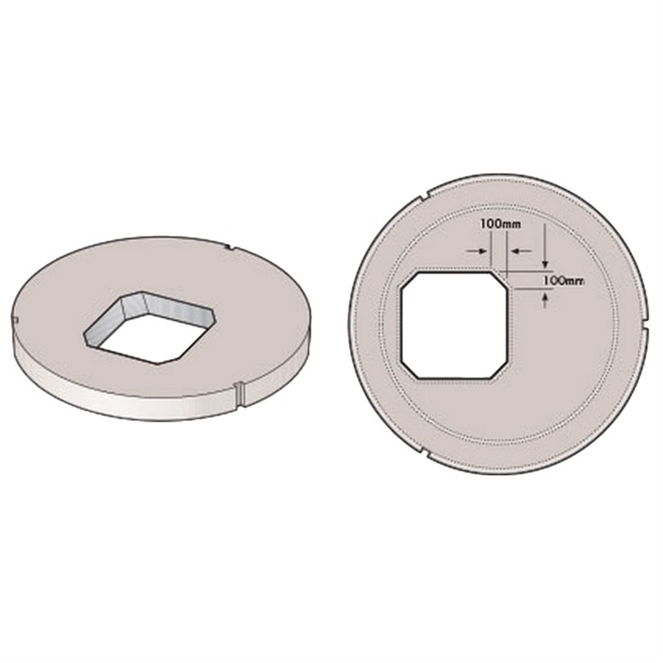 1050mm Dia HD Cover Slab 600 Square Access KM